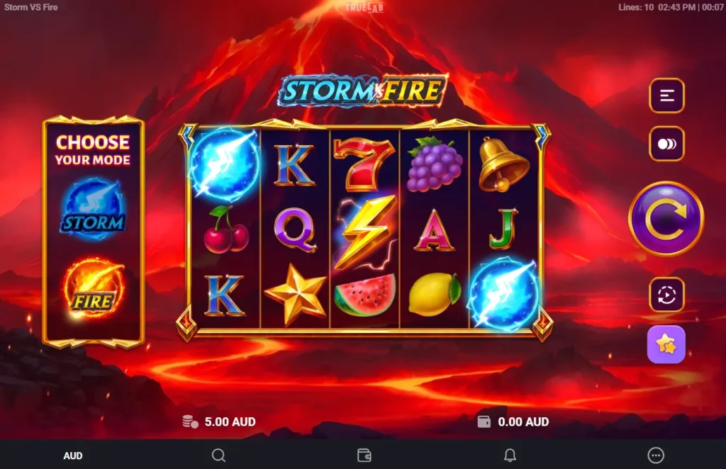 Storm VS Fire Mate Slots Games