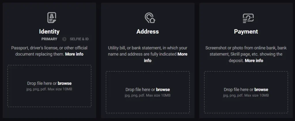 Verification of the Account